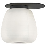 Misko C25 Ceiling Light Fixture - Black / Opal