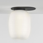 Misko C35 Ceiling Light Fixture - Black / Opal