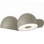 Bowee Double Wall Sconce - Beige