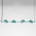 Bowee Linear Pendant - Turquoise Top Shade