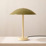 Arundel Table Lamp - Bone / Reed Green Shade