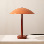 Arundel Table Lamp - Oxide Red / Peach Shade