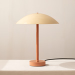 Arundel Table Lamp - Peach / Bone Shade