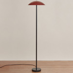 Arundel Floor Lamp - Black / Oxide Red