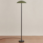 Arundel Floor Lamp - Black / Reed Green Shade