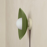 Arundel Orb Surface Mount - Bone Canopy / Reed Green Shade