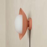 Arundel Mushroom Surface Mount - Peach Canopy / Peach Shade