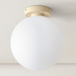 Orb Surface Mount - Bone / White