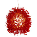 Urchin Pendant - Red