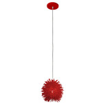 Urchin Mini Pendant - Red