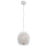 Urchin Pendant - White