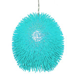 Urchin Pendant - Aqua Velvet