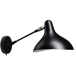 Mantis BS5 Wall Sconce With Switch - Black / Black