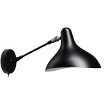 Mantis BS5 Wall Sconce With On/Off Switch - Black / Black