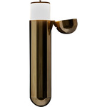 ISP Wall Sconce - Varnished Brass / White