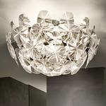 Hope Ceiling Light - Polished Stainless Steel / Transparent