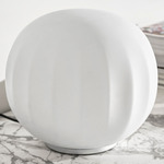Lita Stemless Table Lamp - White / Opal
