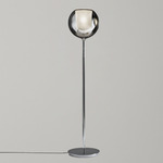 Glo Floor Lamp - Glossy Chrome / Mirroring Silver