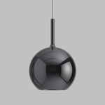 Glo Pendant - Matte Titanium / Mirroring Black