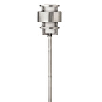 Saturn 12V Path Light - Stainless Steel / Etched Opal
