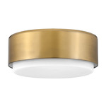 Cedric Flush Mount - Lacquered Brass / Etched Opal