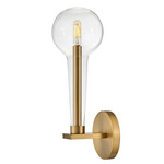 Alchemy Wall Sconce - Lacquered Brass / Clear