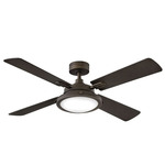 Collier Smart Ceiling Fan with Light - Metallic Matte Bronze / Metallic Matte Bronze / Walnut