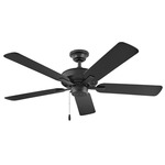 Metro Outdoor Ceiling Fan - Matte Black / Matte Black