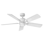 Afton Ceiling Fan with Light - Chalk White / Chalk White