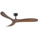 Swell Smart Ceiling Fan - Matte Black / Walnut