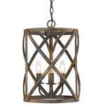 Alcott Pendant - Antique Black Iron