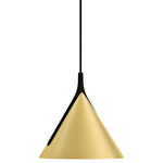 Jewel Mono Pendant - Black / Gold
