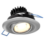 3IN Round Color-Select Gimbal Recessed Downlight - Satin Nickel