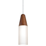 Nini Pendant - Satin Nickel / Medium Ash