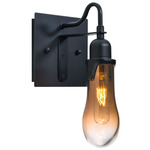 Wish Wall Sconce - Black / Amber
