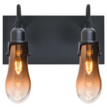 Wish Bathroom Vanity Light - Black / Amber