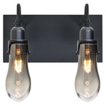 Wish Bathroom Vanity Light - Black / Smoke