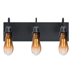 Wish Bathroom Vanity Light - Black / Amber