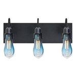 Wish Bathroom Vanity Light - Black / Blue