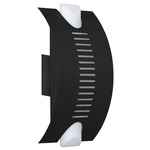 Bando Outdoor Wall Sconce - Black / Opal