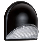 Gabby Outdoor Wall Sconce - Black / Clear