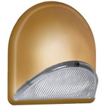 Gabby Outdoor Wall Sconce - Gold / Clear