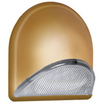 Gabby Outdoor Wall Sconce - Gold / Clear