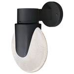 Prada Outdoor Wall Sconce - Black / Clear