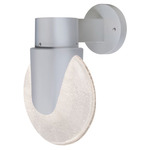 Prada Outdoor Wall Sconce - Silver / Clear