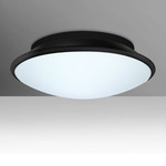 Silk Ceiling Light Fixture - Black / Black