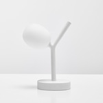 Ivy Battery Portable Lamp - White / Triplex Opal