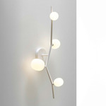 Ivy Wall Light - White / Triplex Opal