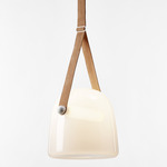 Mona XL Pendant - Matte White / Transparent Opaline