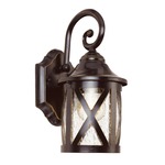 New England Coach Lantern - Rubbed Oil Bronze / Clear